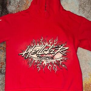 Hellstar Records Red Hoodie for Men
